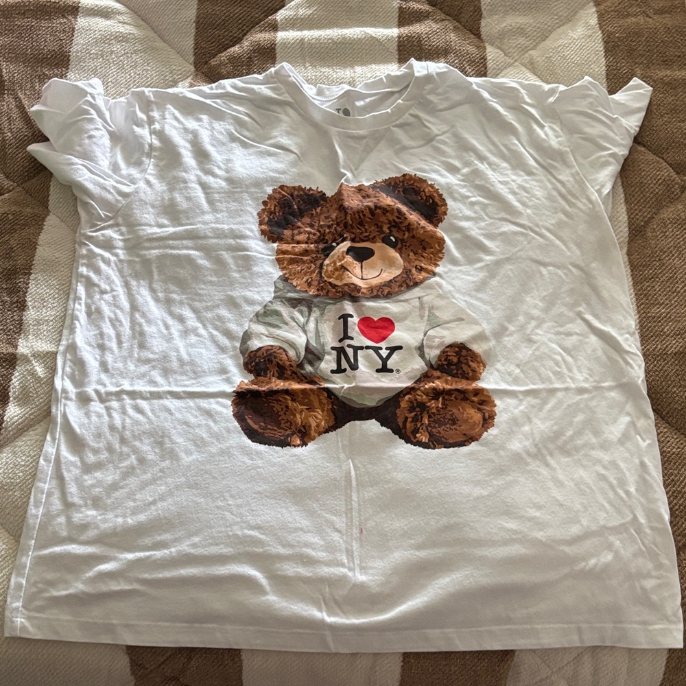 White Bear Print Women's Top
